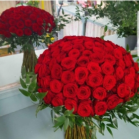 100 Roses Hand tied
