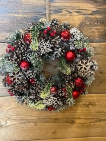 Dried Christmas Wreath Snowflake