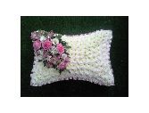 Pink & White Pillow