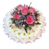 Classic White Base Posy Pink